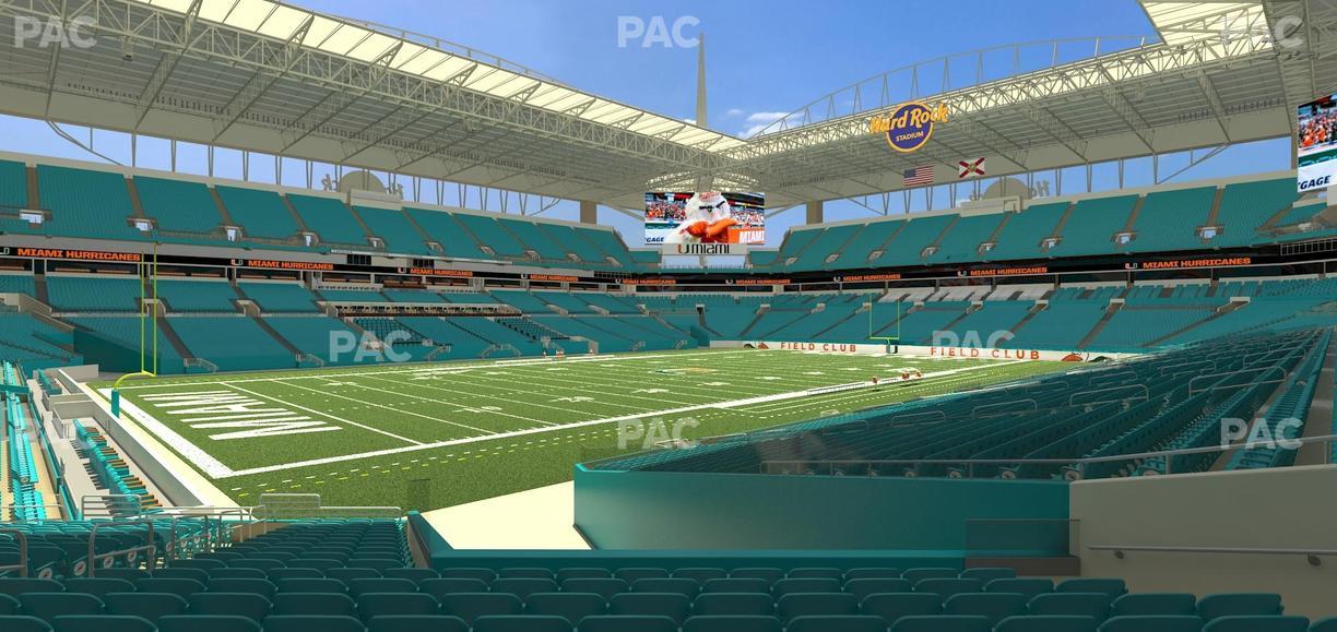 Hard Rock Stadium - Section 125 Seat View