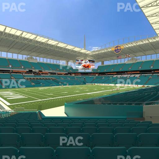 Hard Rock Stadium - Section 125 Seat View