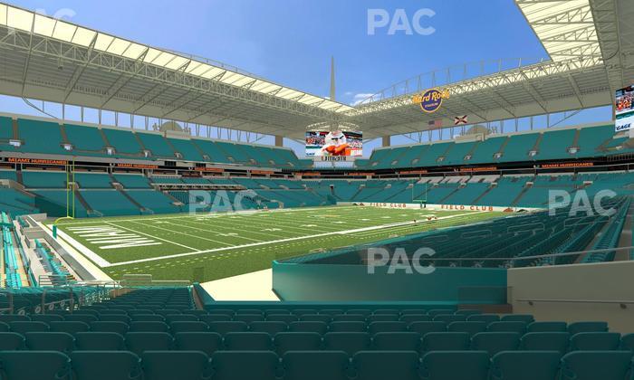 Hard Rock Stadium - Section 125 Seat View