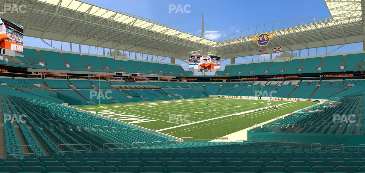 Hard Rock Stadium - Section 126 Seat View