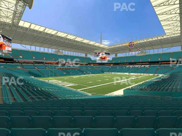 Hard Rock Stadium - Section 126 Seat View Hard Rock Stadium - Section 126 Seat View