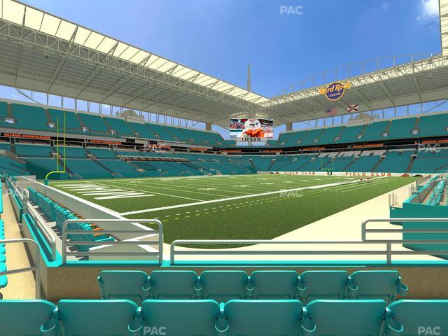 Hard Rock Stadium - Section 126 Seat View