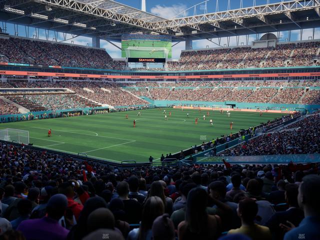 Hard Rock Stadium - Section 126 Seat View Hard Rock Stadium - Section 126 Seat View