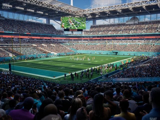 Hard Rock Stadium - Section 126 Seat View