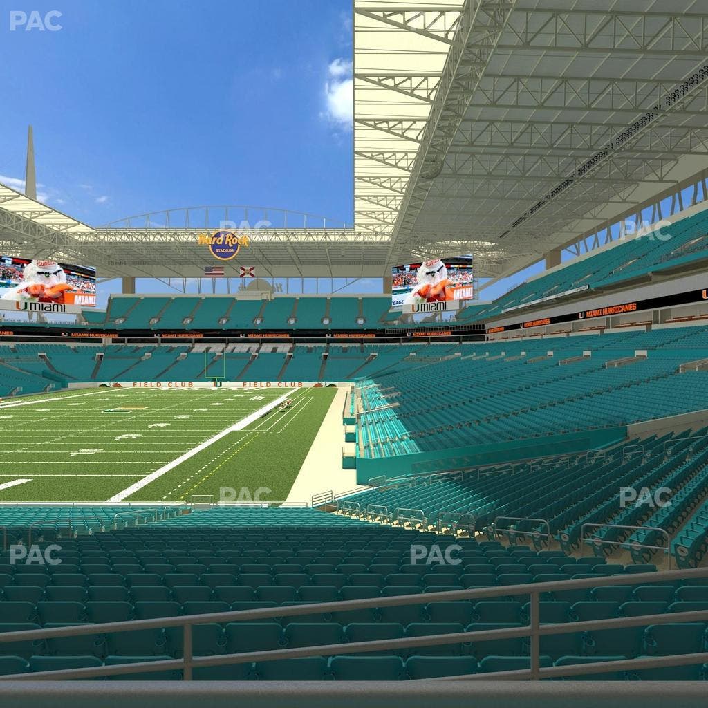 Hard Rock Stadium - Section 129 Seat View