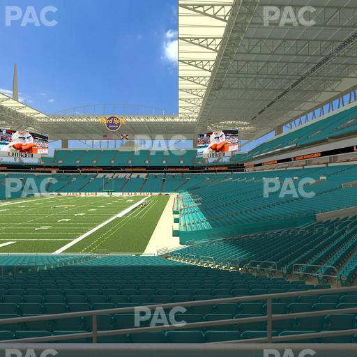 Hard Rock Stadium - Section 129 Seat View