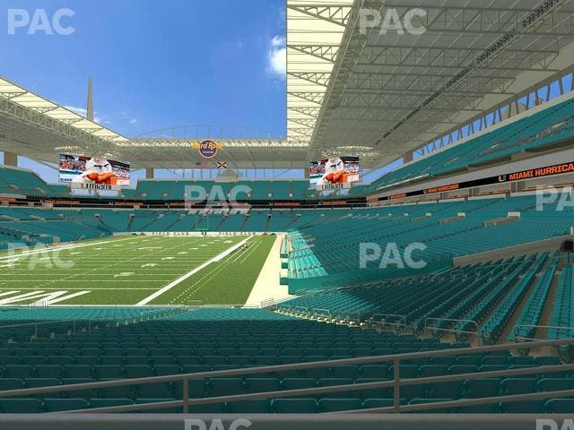 Hard Rock Stadium - Section 129 Seat View