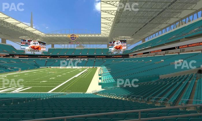 Hard Rock Stadium - Section 129 Seat View