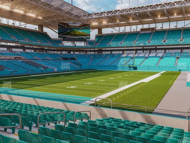Hard Rock Stadium - Section 129 Seat View