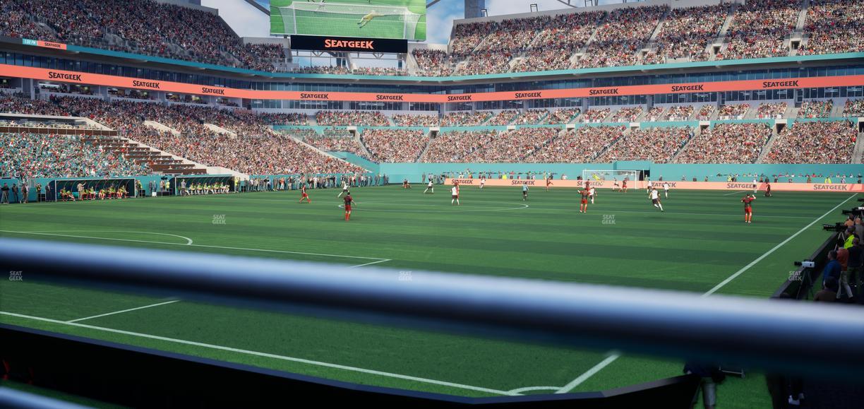 Hard Rock Stadium - Section 129 Seat View