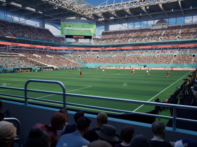 Hard Rock Stadium - Section 129 Seat View Hard Rock Stadium - Section 129 Seat View