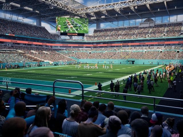 Hard Rock Stadium - Section 129 Seat View
