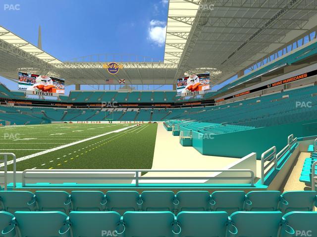 Hard Rock Stadium - Section 129 Seat View