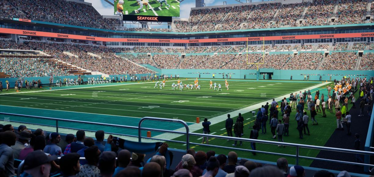 Hard Rock Stadium - Section 129 Seat View