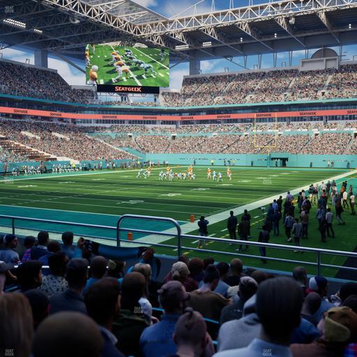 Hard Rock Stadium - Section 129 Seat View