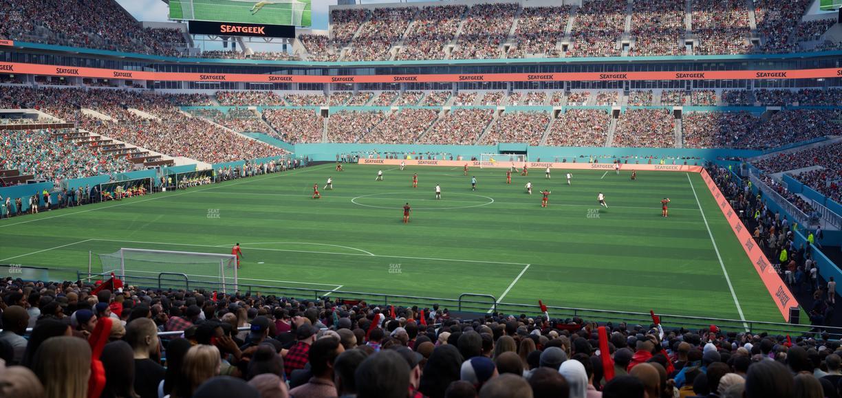 Hard Rock Stadium - Section 130 Seat View