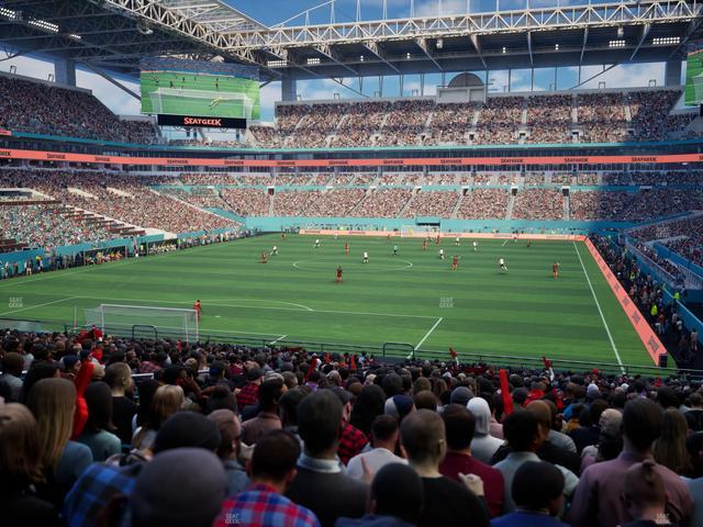 Hard Rock Stadium - Section 130 Seat View Hard Rock Stadium - Section 130 Seat View