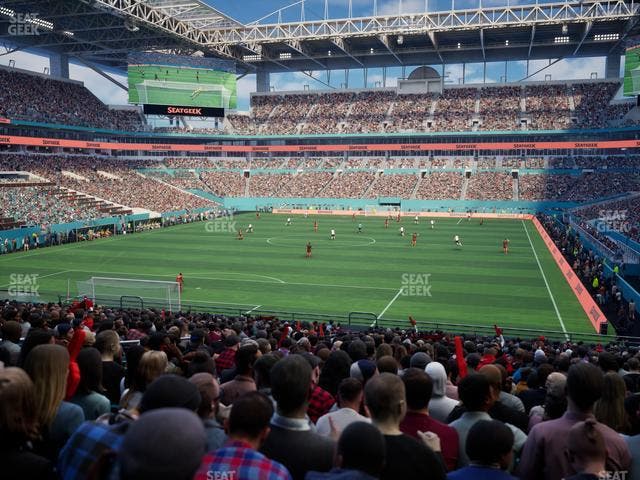 Hard Rock Stadium - Section 130 Seat View