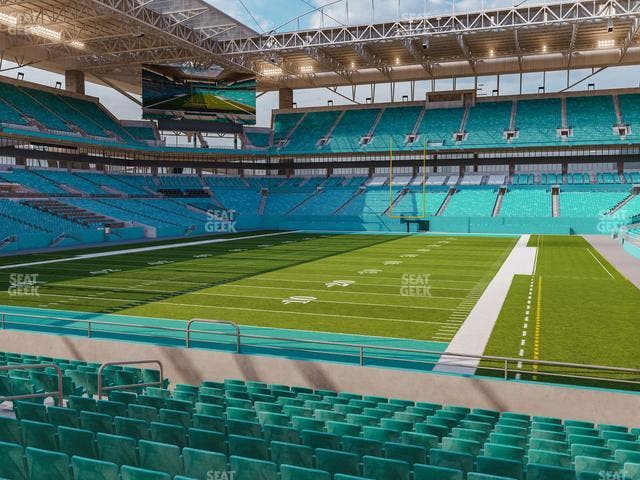 Hard Rock Stadium - Section 130 Seat View