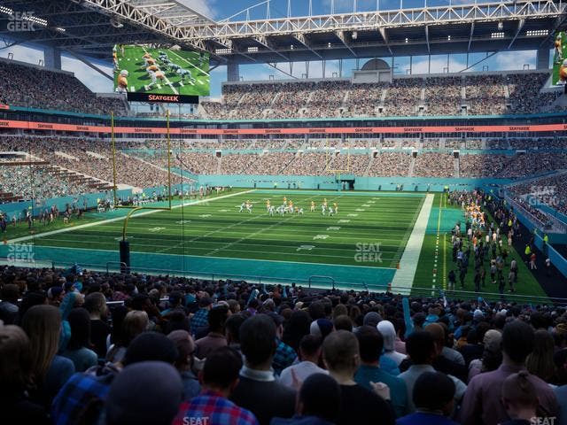 Hard Rock Stadium - Section 130 Seat View