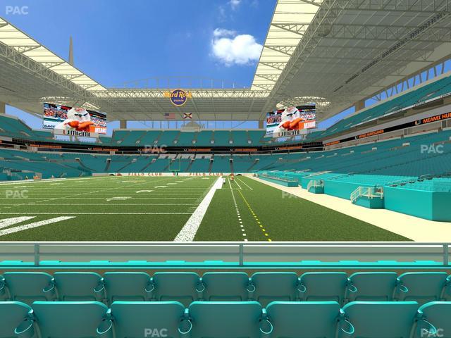 Hard Rock Stadium - Section 130 Seat View