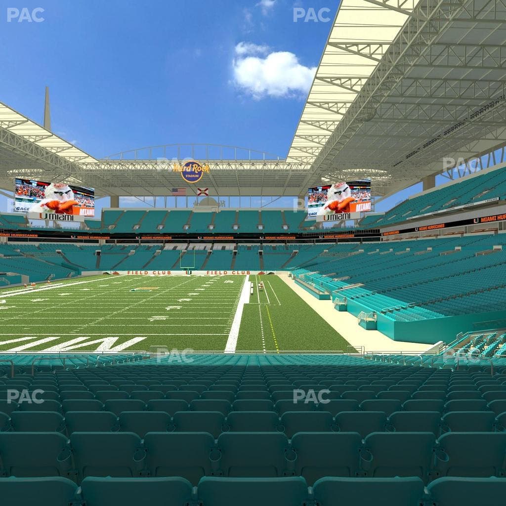 Hard Rock Stadium - Section 130 Seat View