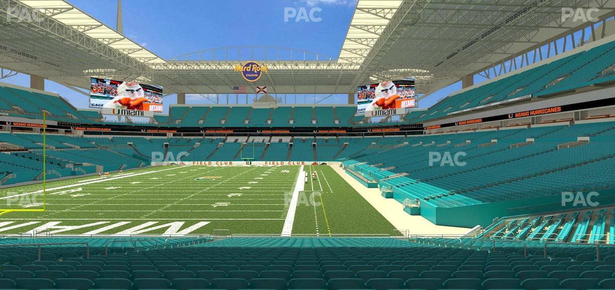 Hard Rock Stadium - Section 130 Seat View