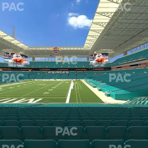 Hard Rock Stadium - Section 130 Seat View