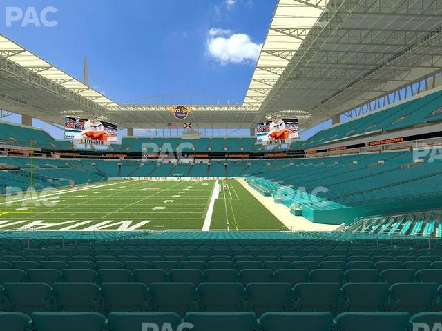 Hard Rock Stadium - Section 130 Seat View