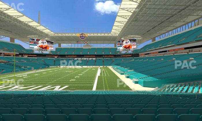 Hard Rock Stadium - Section 130 Seat View