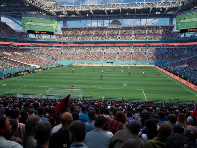 Hard Rock Stadium - Section 131 Seat View Hard Rock Stadium - Section 131 Seat View