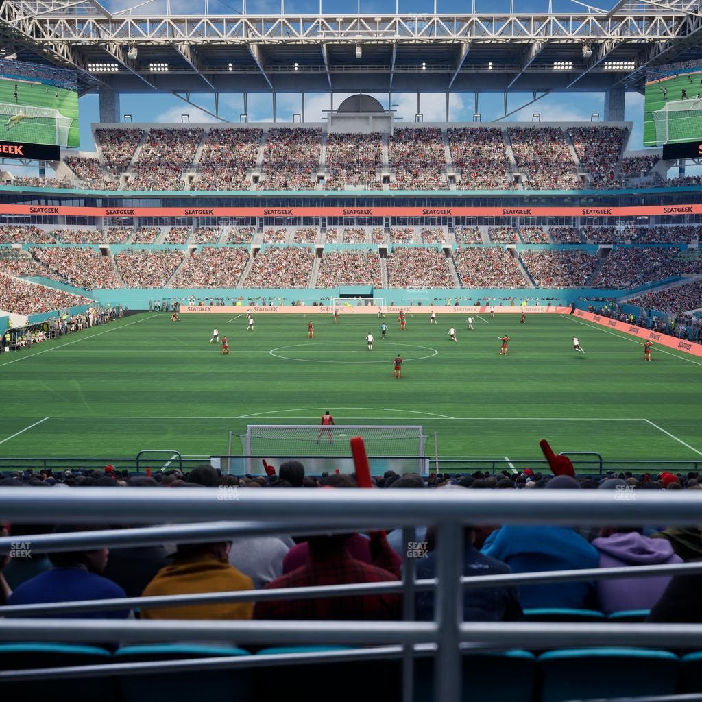 Hard Rock Stadium - Section 132 Seat View