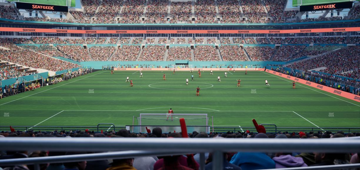 Hard Rock Stadium - Section 132 Seat View