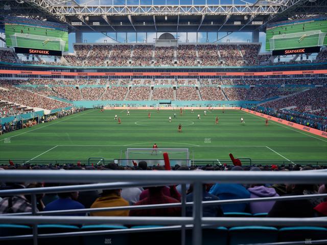 Hard Rock Stadium - Section 132 Seat View Hard Rock Stadium - Section 132 Seat View