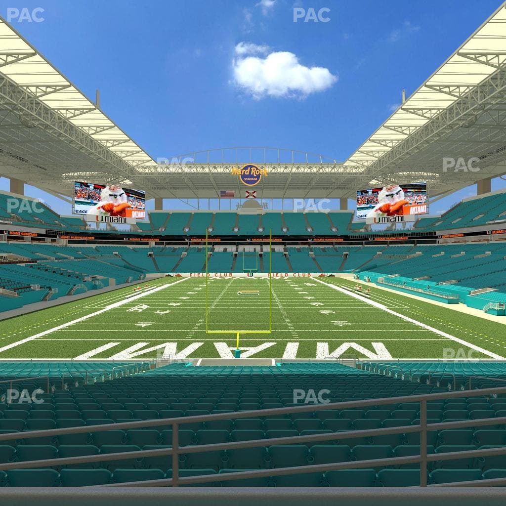Hard Rock Stadium - Section 132 Seat View