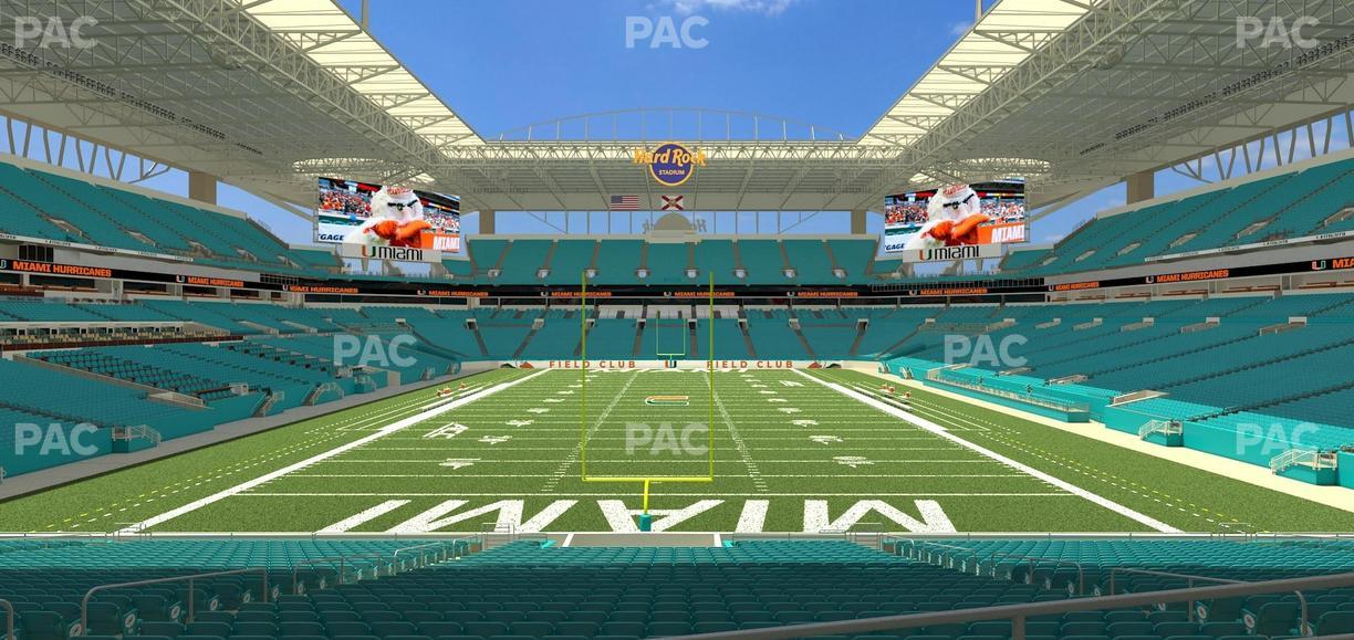 Hard Rock Stadium - Section 132 Seat View