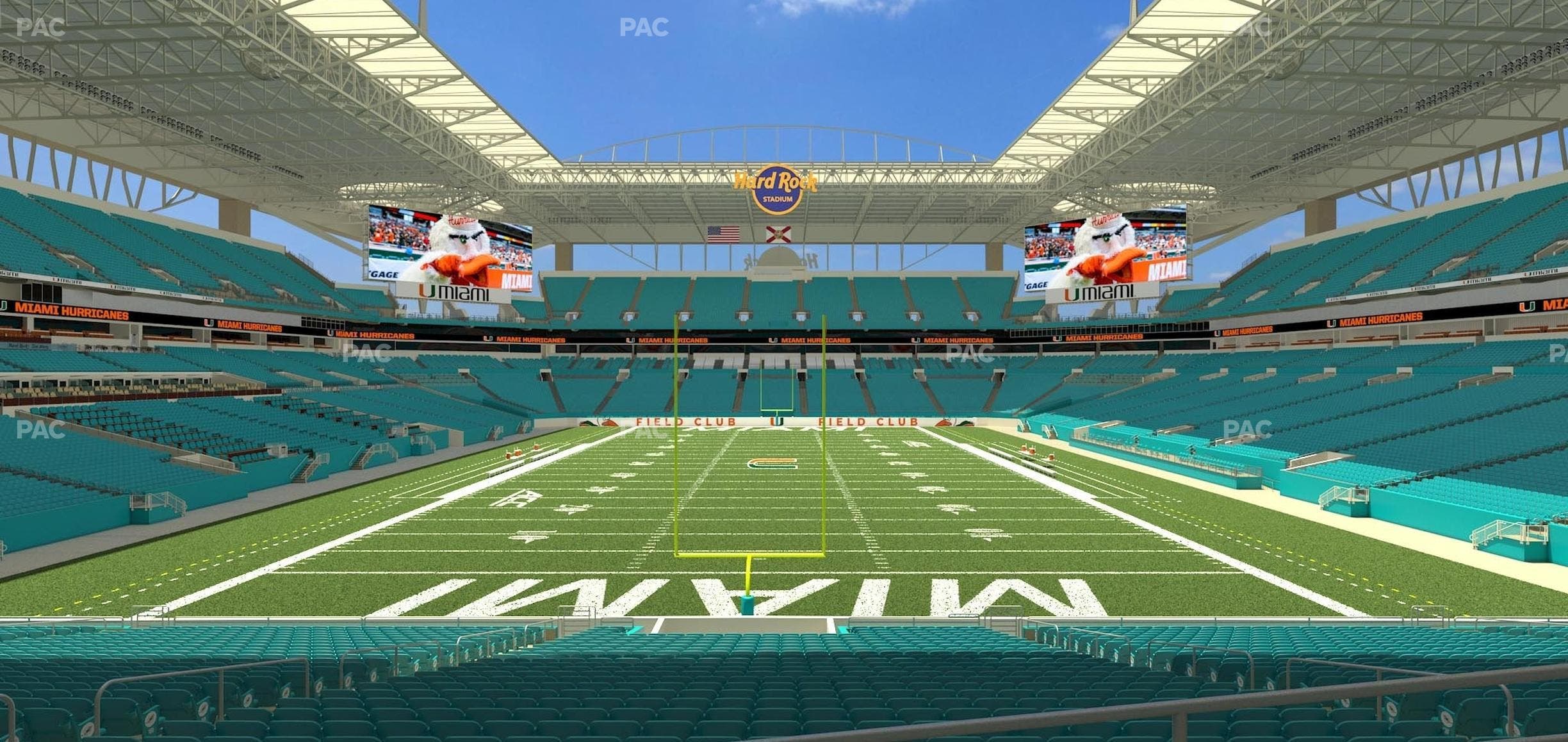 Hard Rock Stadium - Section 132 Seat View