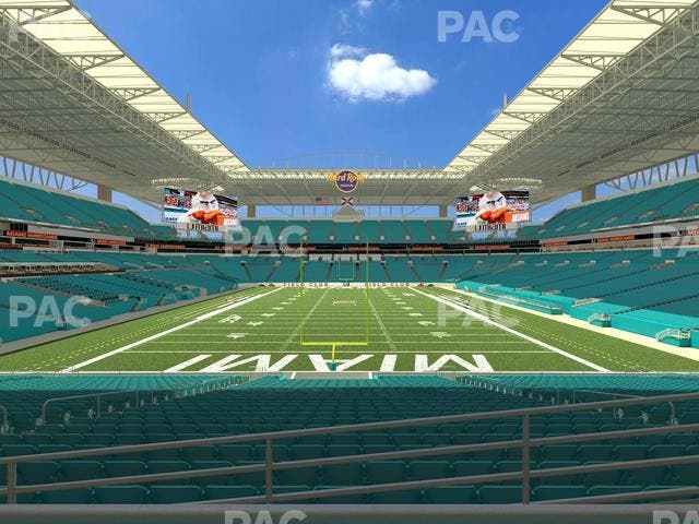 Hard Rock Stadium - Section 132 Seat View