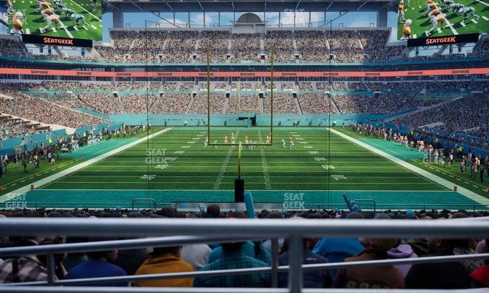 Hard Rock Stadium - Section 132 Seat View