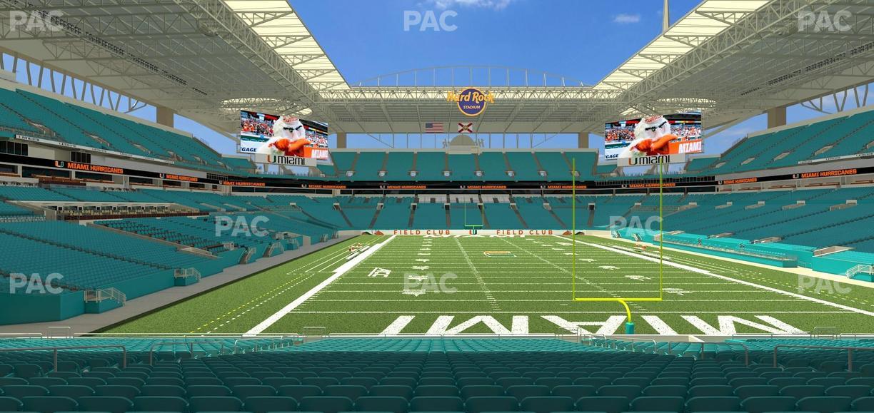 Hard Rock Stadium - Section 133 Seat View