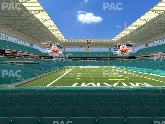 Hard Rock Stadium - Section 133 Seat View Hard Rock Stadium - Section 133 Seat View