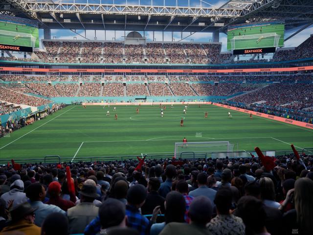 Hard Rock Stadium - Section 133 Seat View Hard Rock Stadium - Section 133 Seat View
