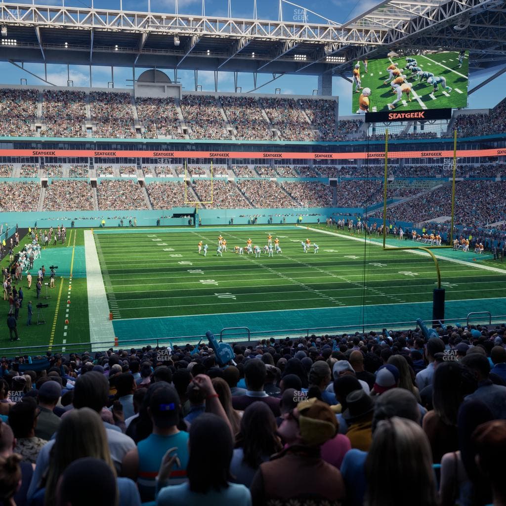 Hard Rock Stadium - Section 134 Seat View