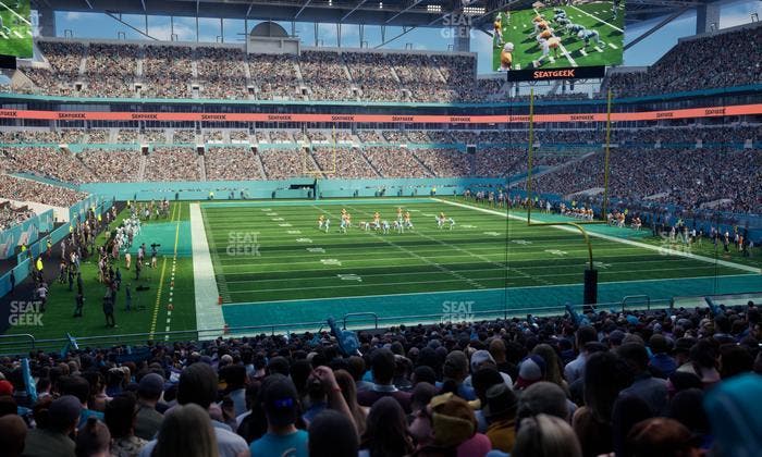 Hard Rock Stadium - Section 134 Seat View