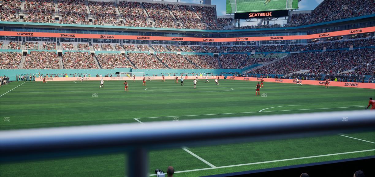 Hard Rock Stadium - Section 134 Seat View