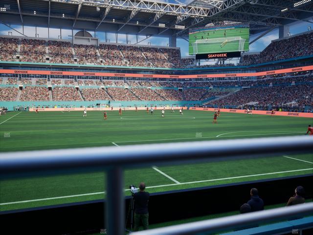 Hard Rock Stadium - Section 134 Seat View
