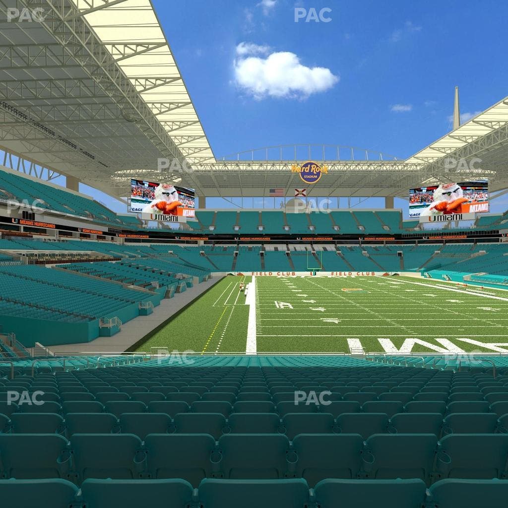 Hard Rock Stadium - Section 134 Seat View