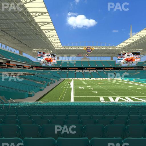 Hard Rock Stadium - Section 134 Seat View