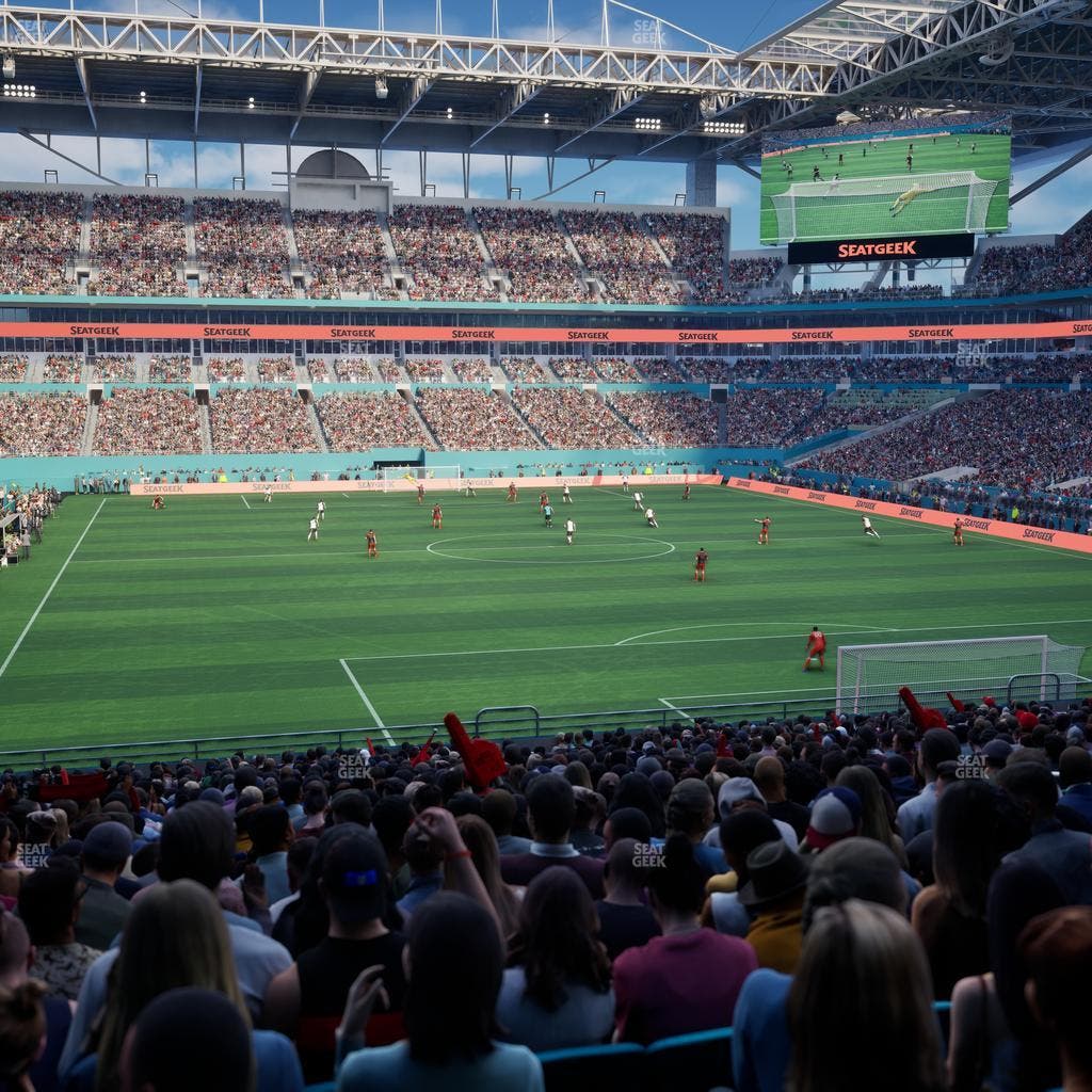 Hard Rock Stadium - Section 134 Seat View