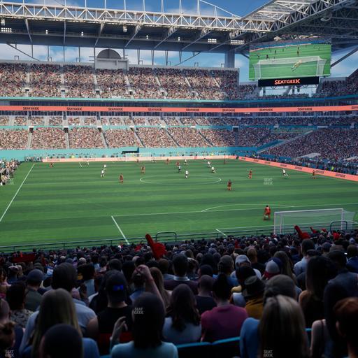 Hard Rock Stadium - Section 134 Seat View